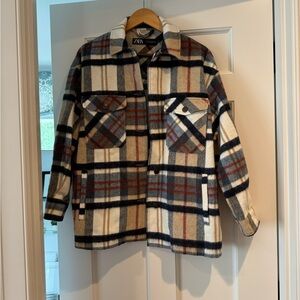 Plaid Shirt Jacket